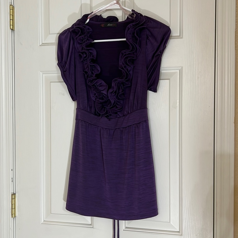 💜Heart Soul Short sleeve blouse